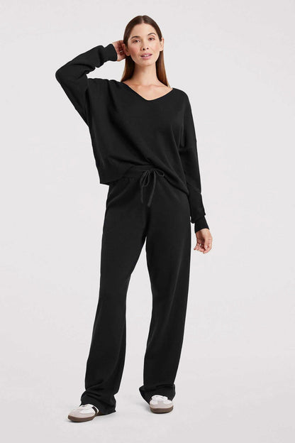 Luxe Knit Wide Leg Pant
