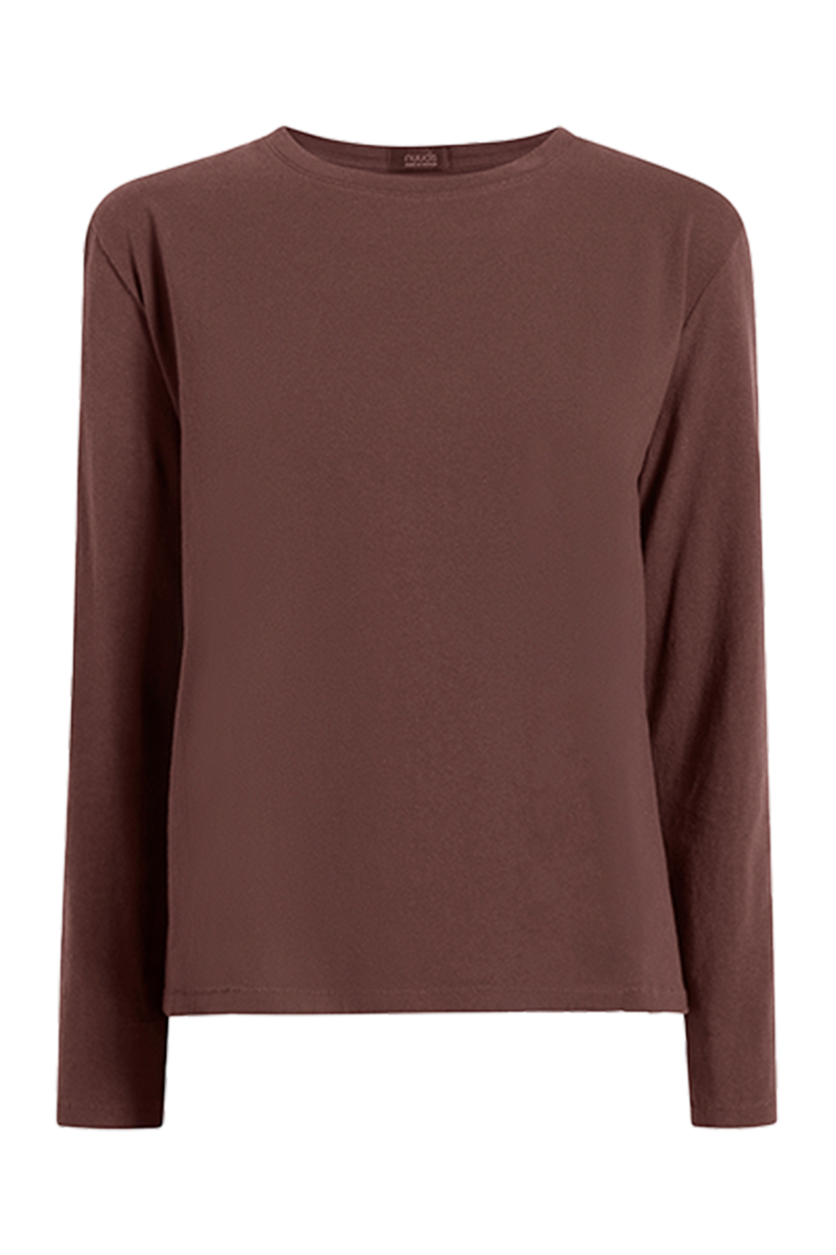 Vintage Cotton Long Sleeve Everyday T-Shirt | Coffee