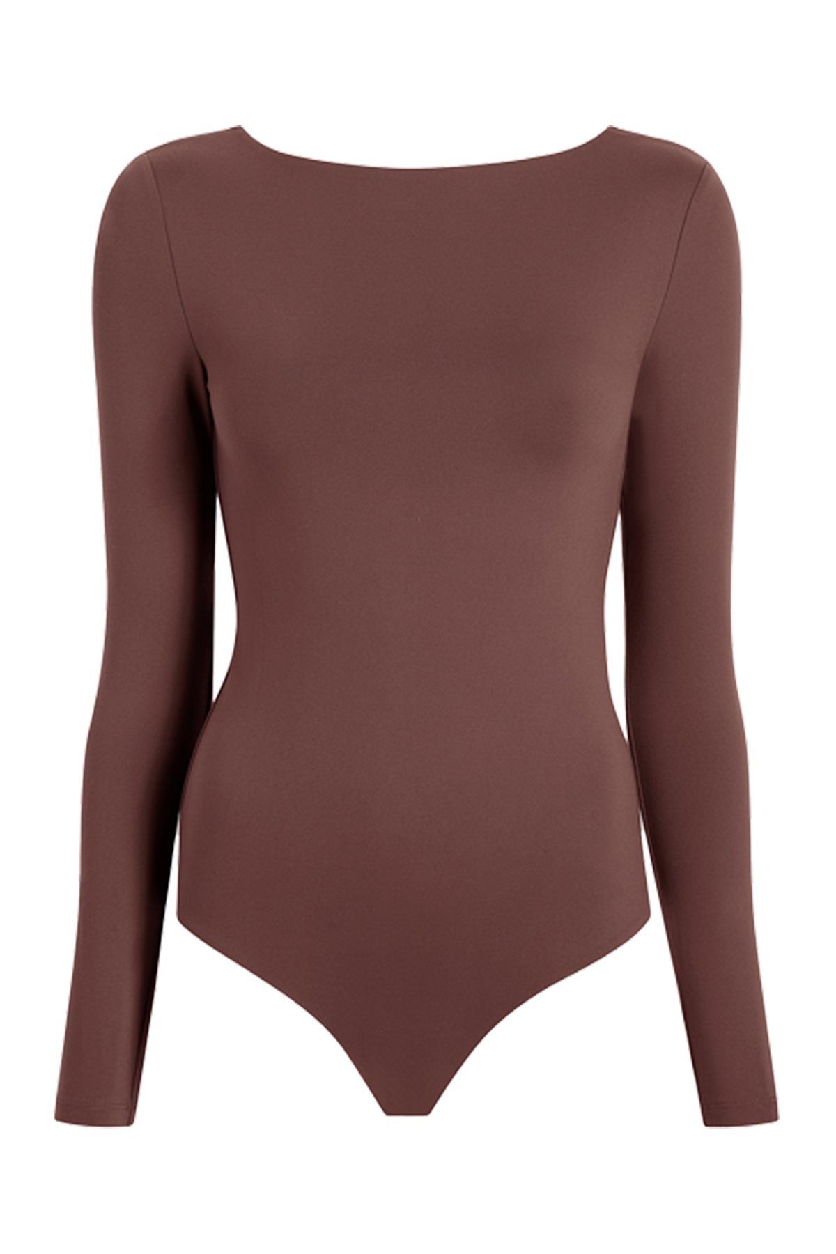 Open Back Bodysuit | Coffee