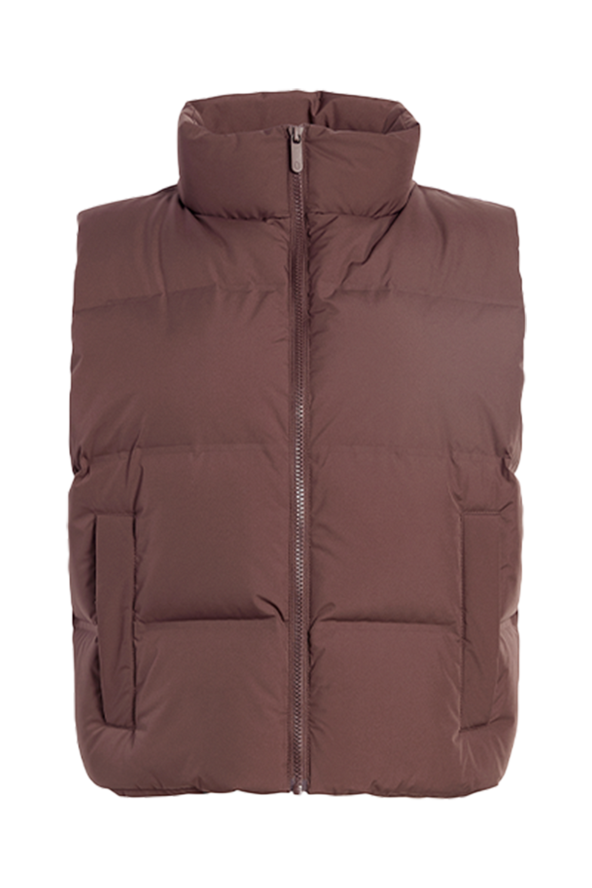 Puffer Vest | Coffee