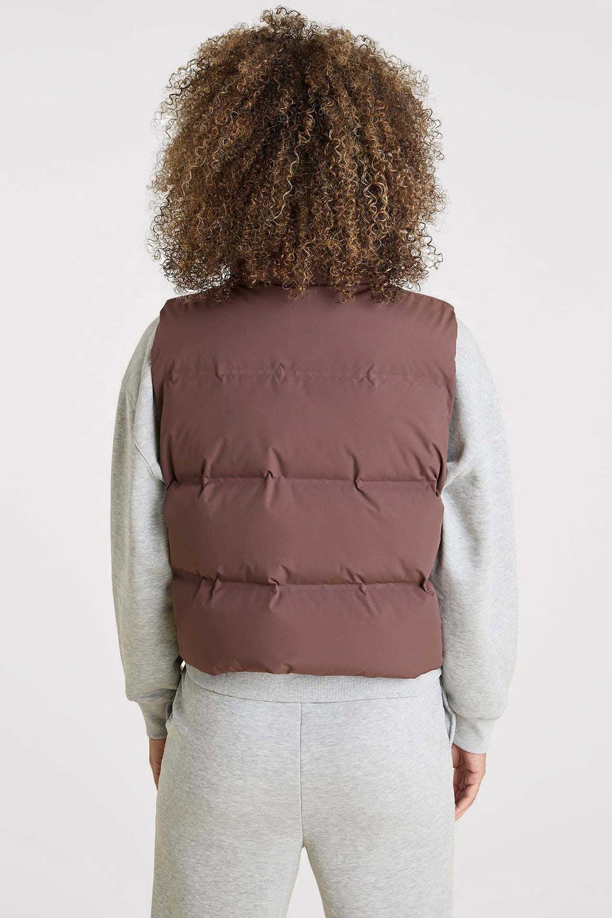 Puffer Vest | Coffee