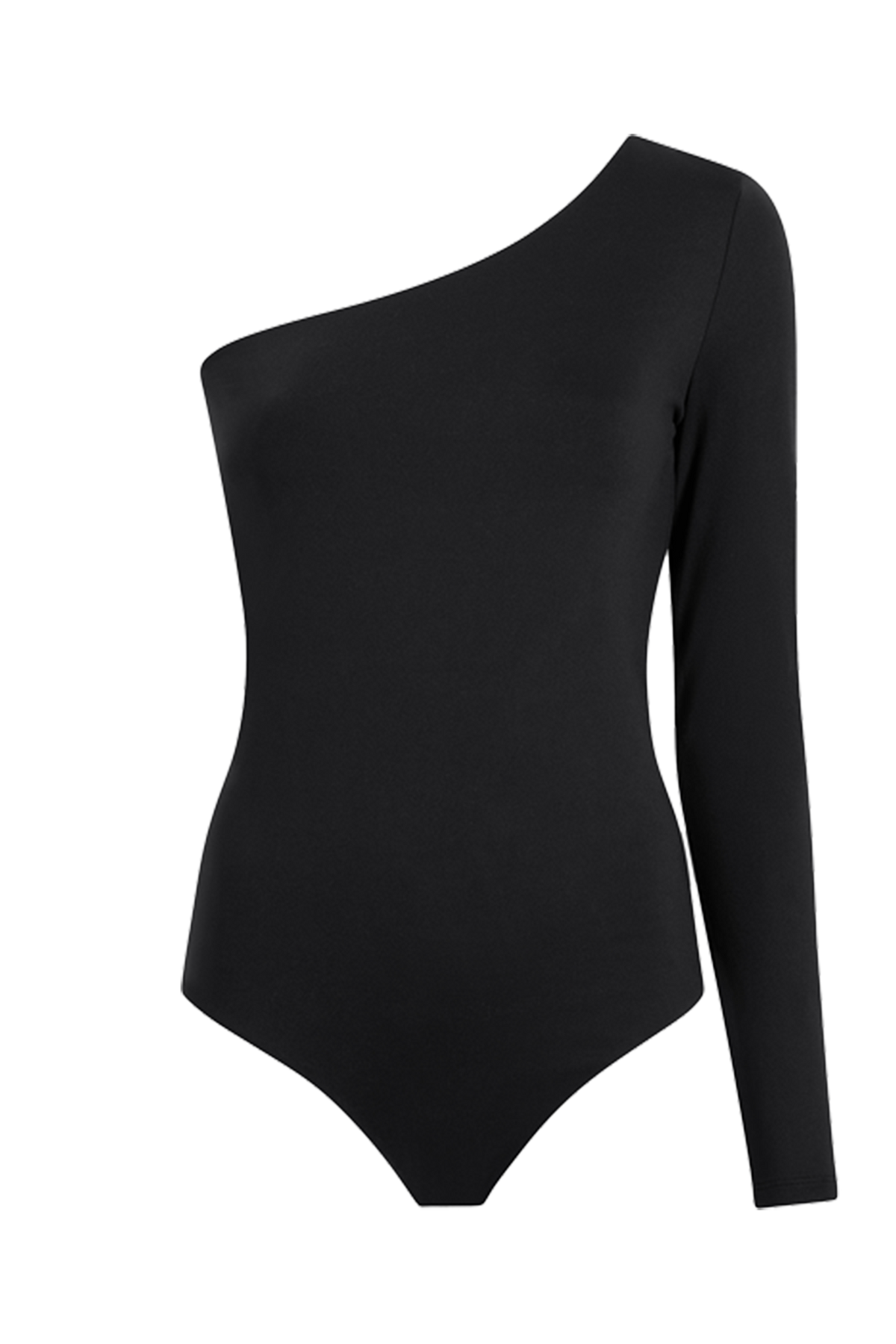 One Shoulder Bodysuit | Black