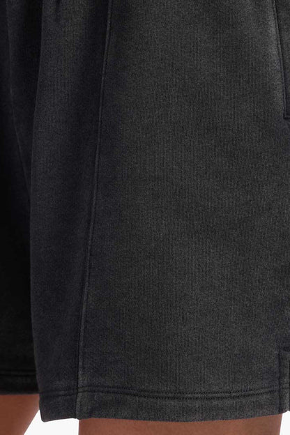 Vintage Fleece Seamed Short | Washed Black