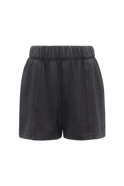 Vintage Fleece Seamed Short | Washed Black