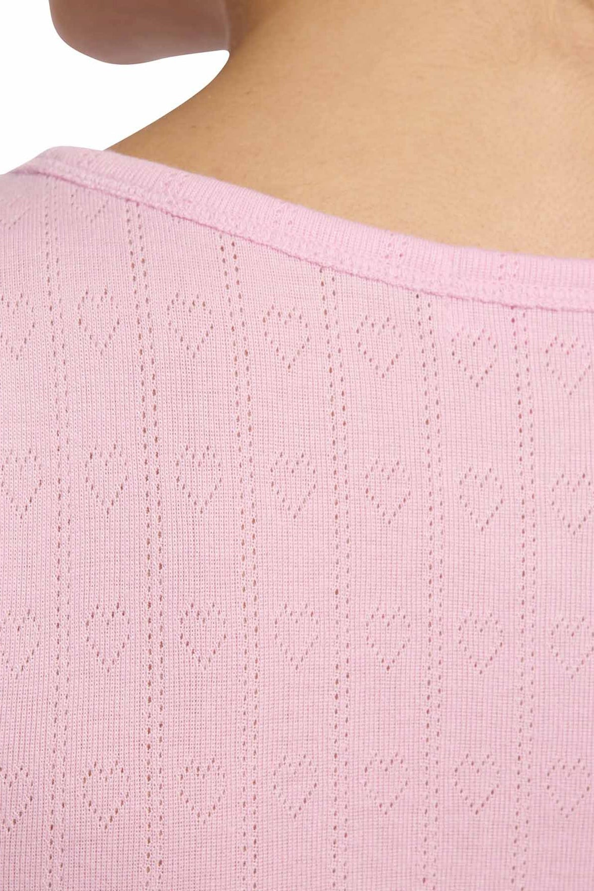 Heart Pointelle Pajama Scoop Tank | Bon Bon