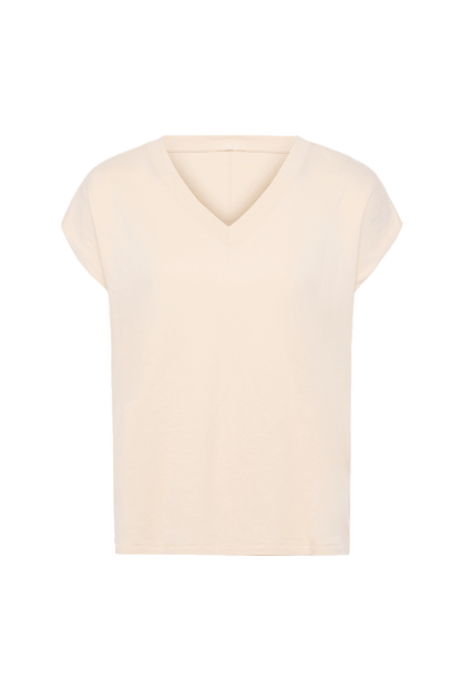 Soft Cotton V-Neck Muscle Tee | Bone
