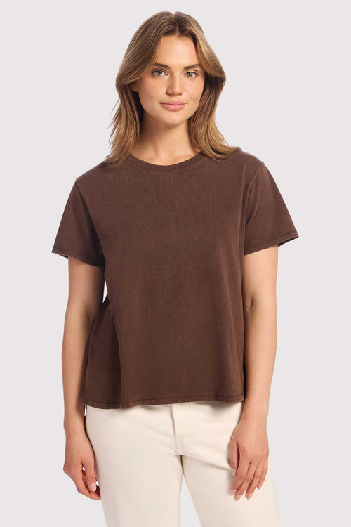 Vintage Cotton Everyday T-Shirt | Washed Coffee