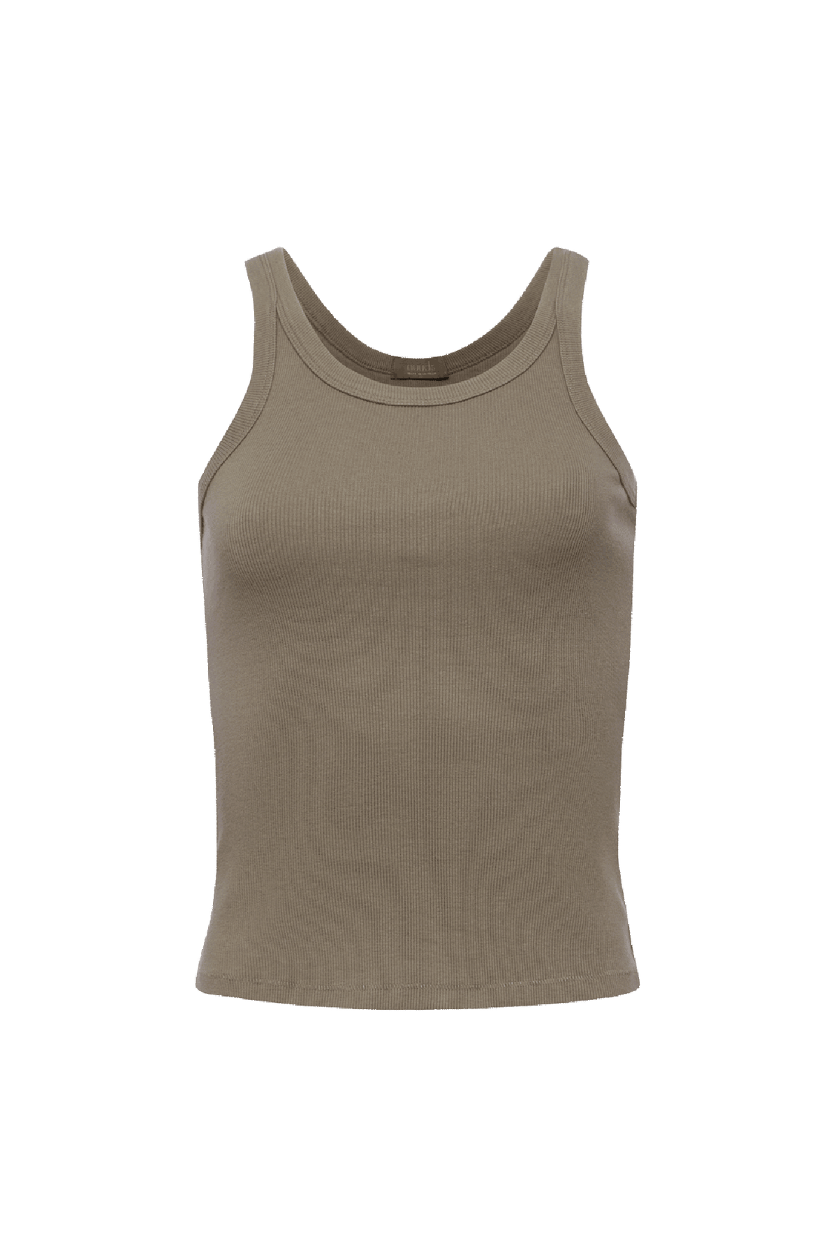 Essential Rib Tank | Mocha