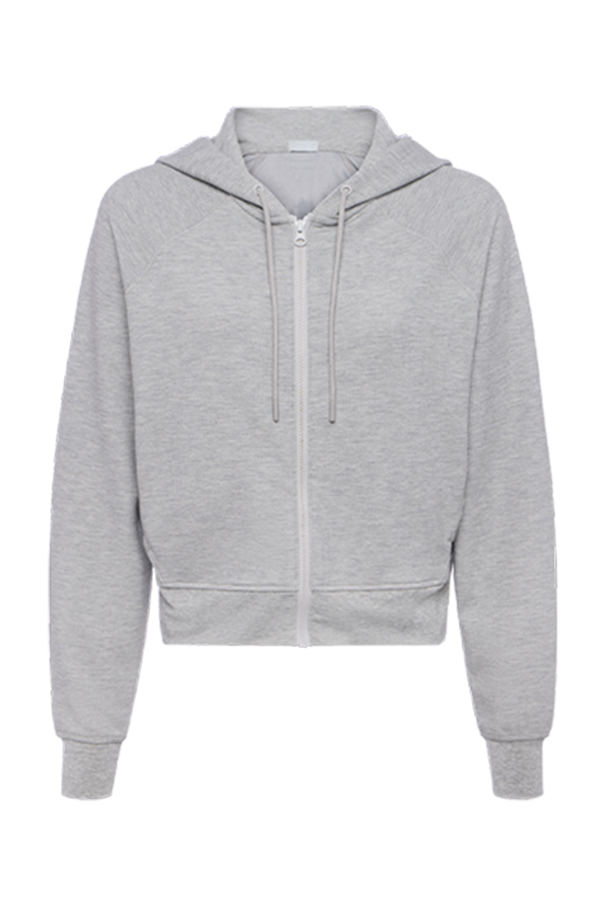 Performance Waffle Zip-Up Hoodie | Heather Grey
