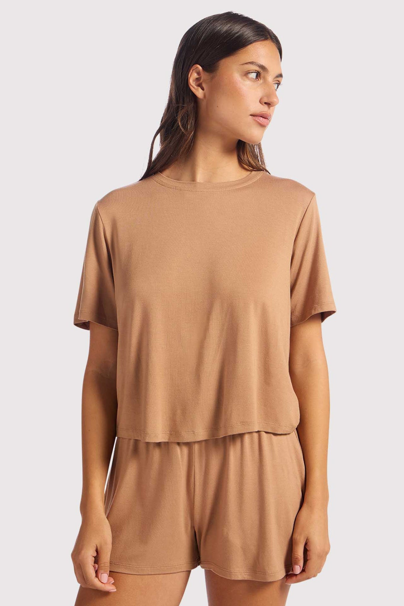 Pajama Short Set | Cinnamon