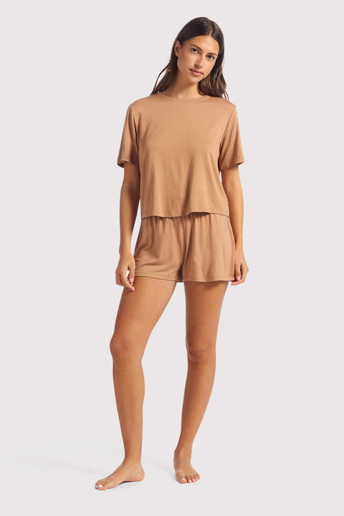 Pajama Short Set | Cinnamon