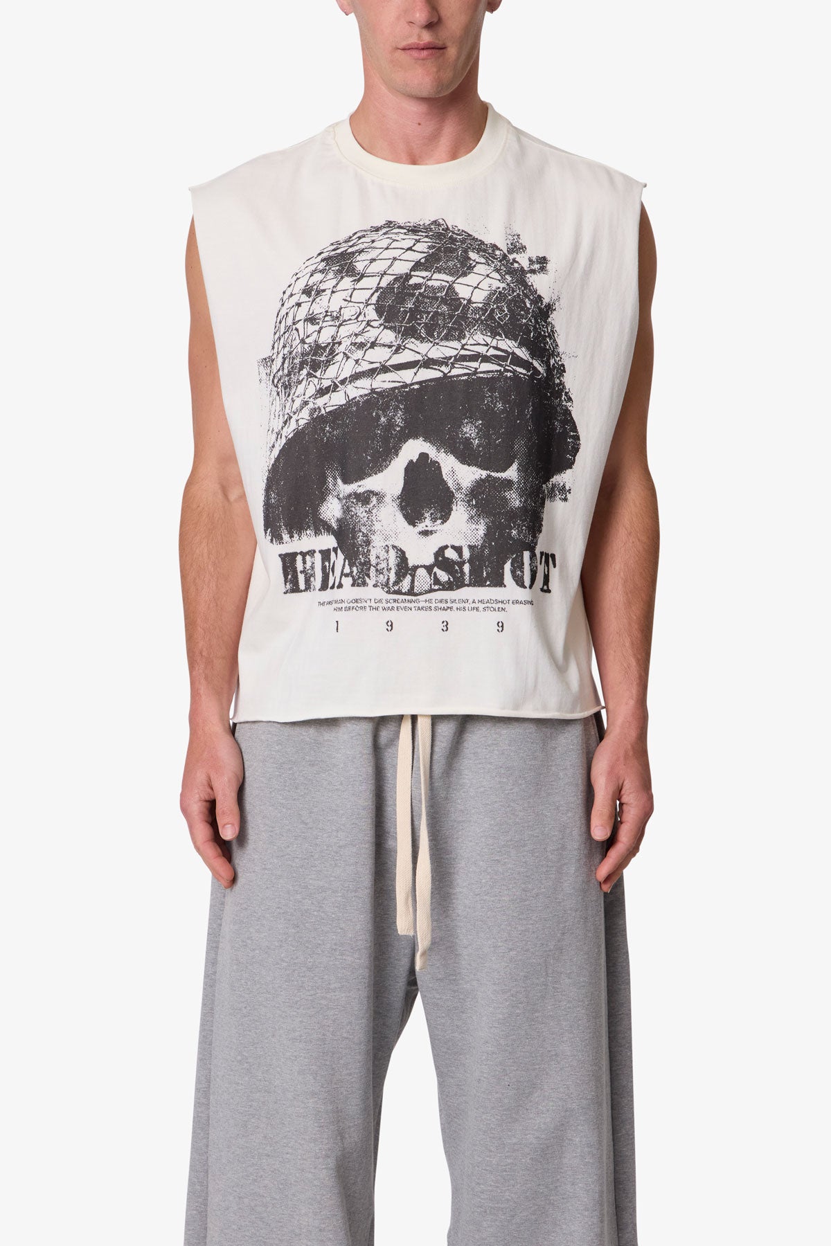 Head Shot Tank - Off White