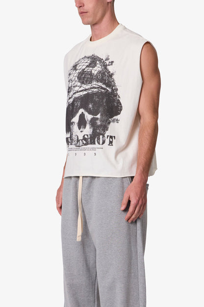 Head Shot Tank - Off White