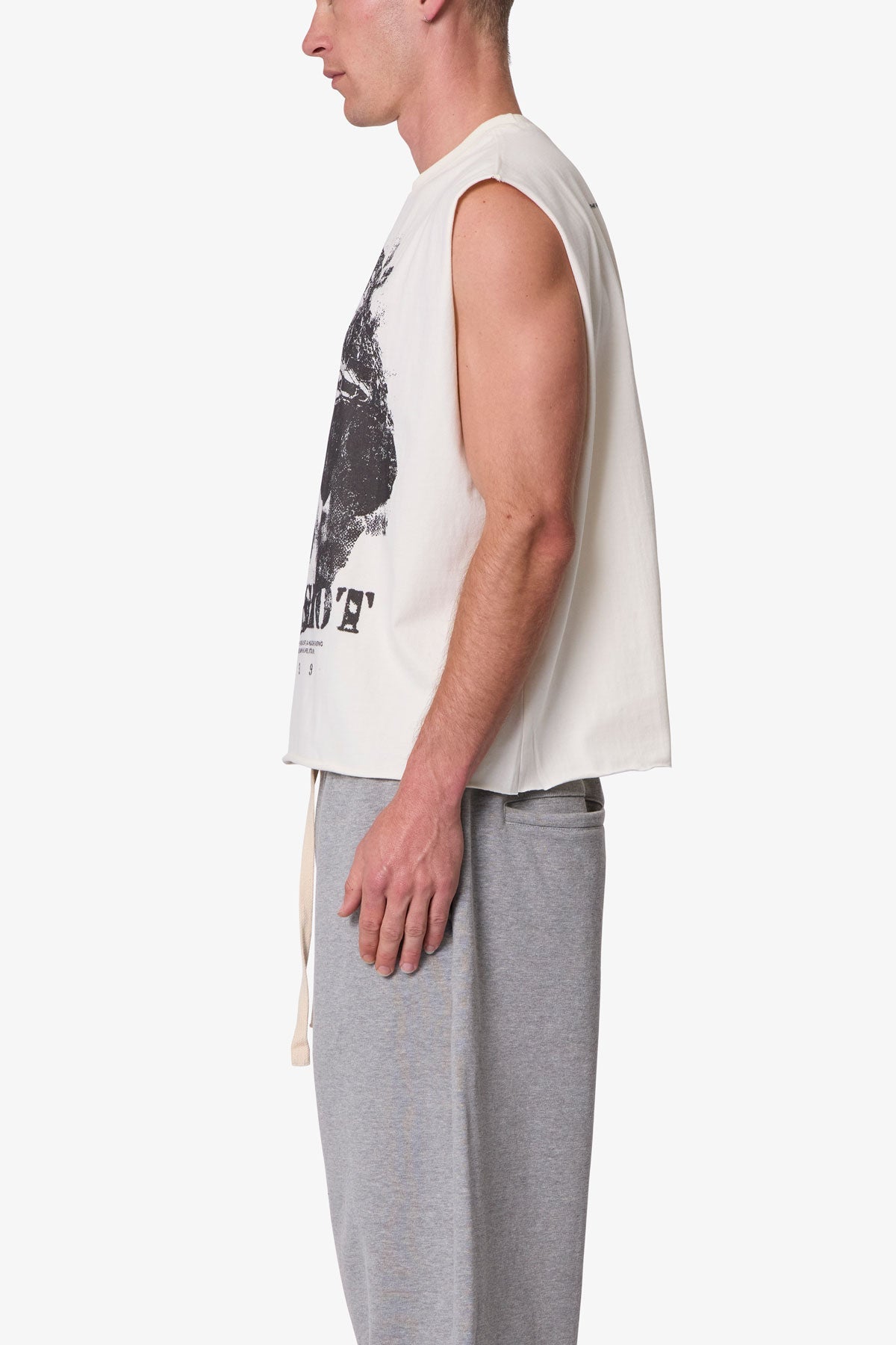 Head Shot Tank - Off White