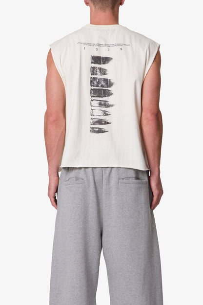 Head Shot Tank - Off White