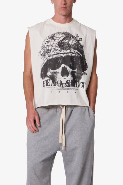 Head Shot Tank - Off White