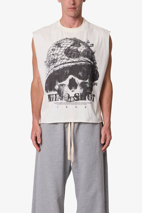 Head Shot Tank - Off White