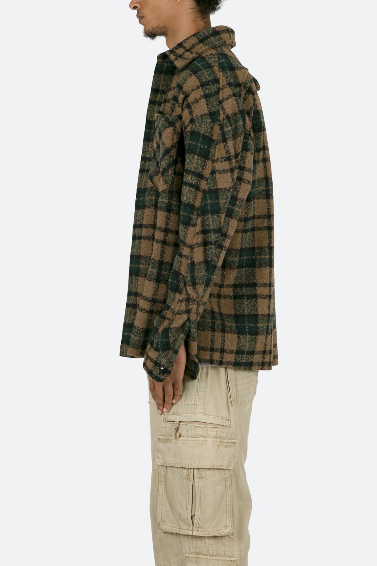 Heavyweight Woven Flannel - Green/Black