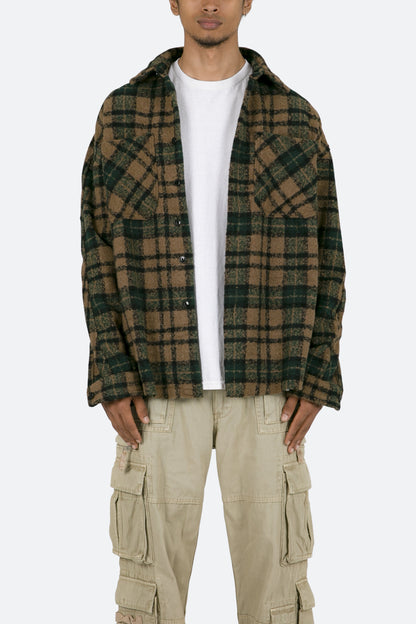 Heavyweight Woven Flannel - Green/Black