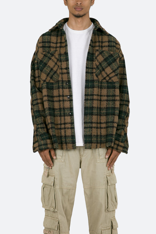 Heavyweight Woven Flannel - Green/Black