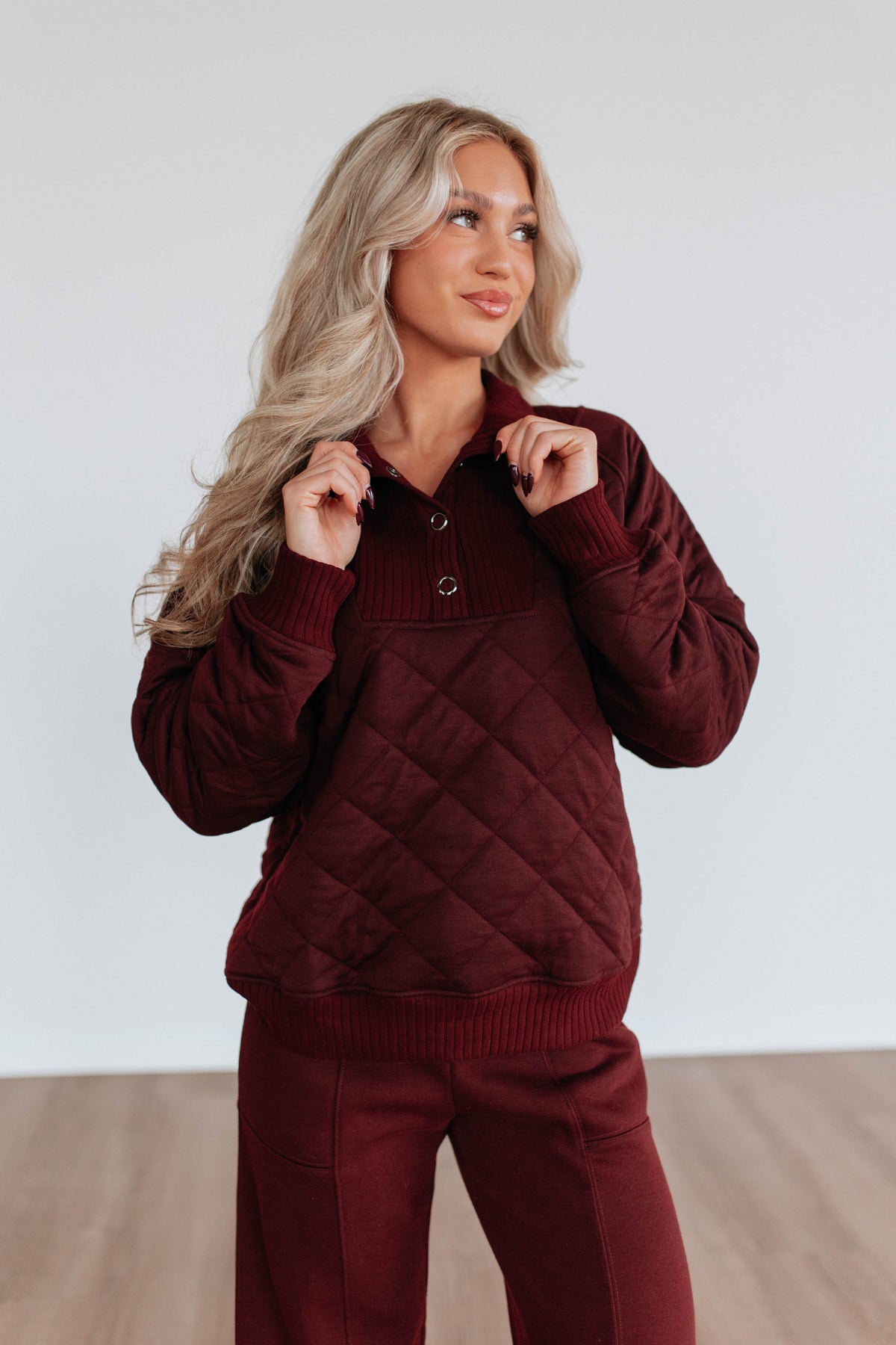 Senara Quilted Pullover