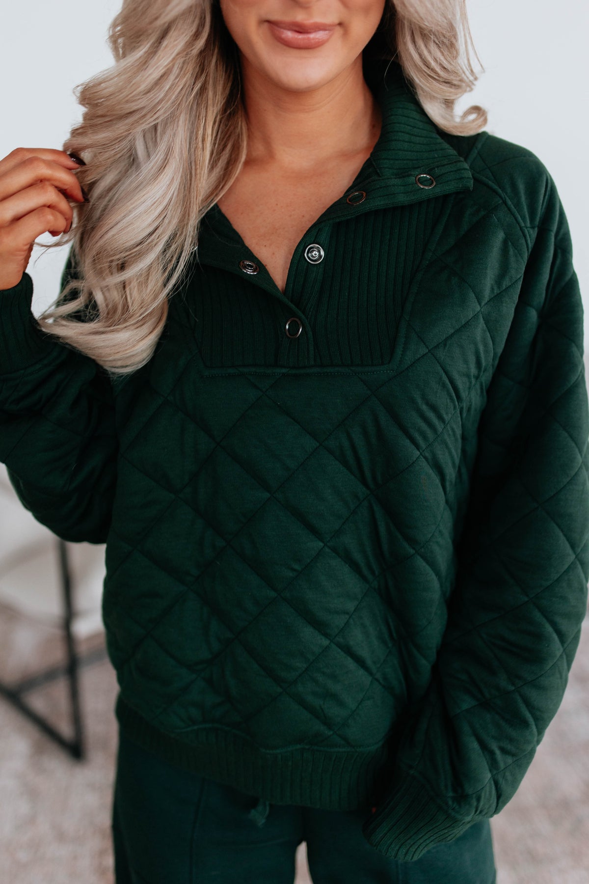 Senara Quilted Pullover
