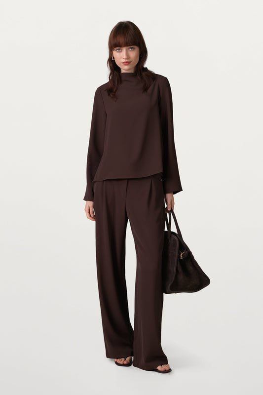 Lana Trousers | Espresso Brown