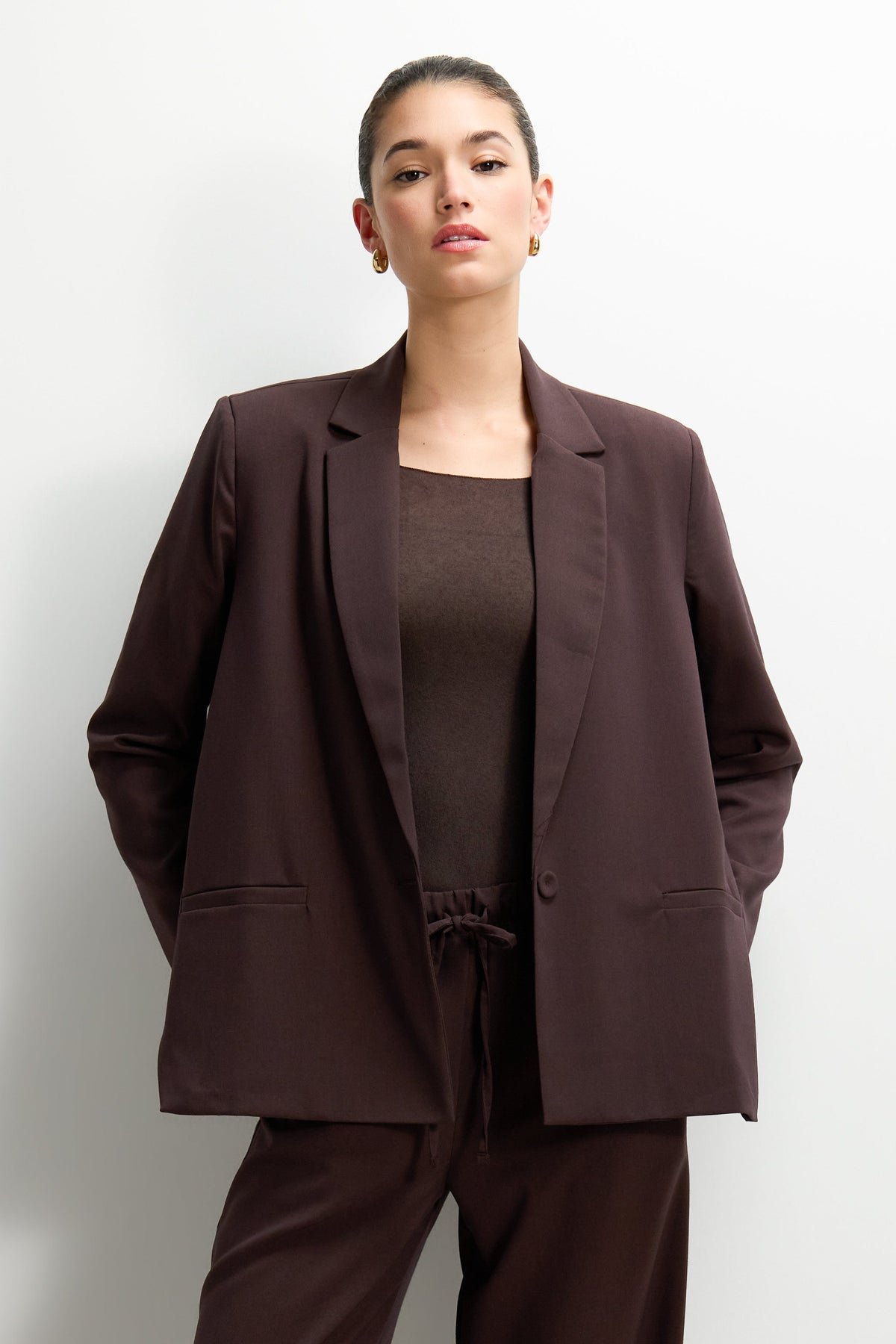 Neve Blazer | Espresso Brown
