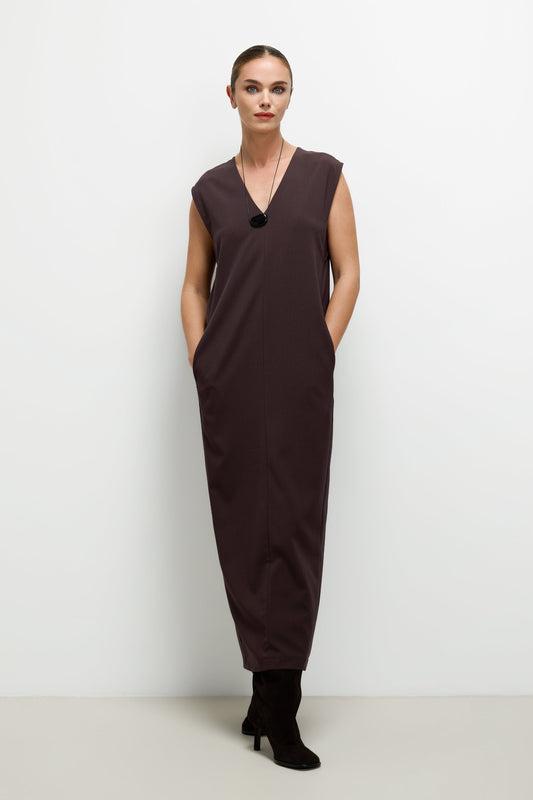 Neve Dress | Espresso Brown