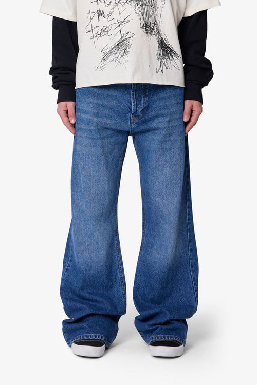 Kick Flare Denim - Blue