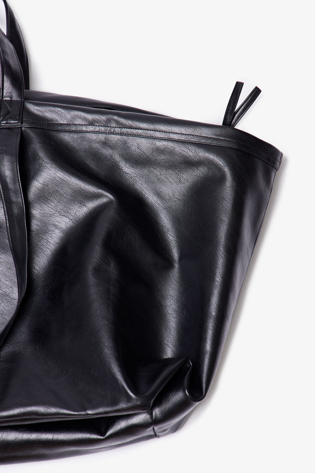 Leather Weekender Bag - Black