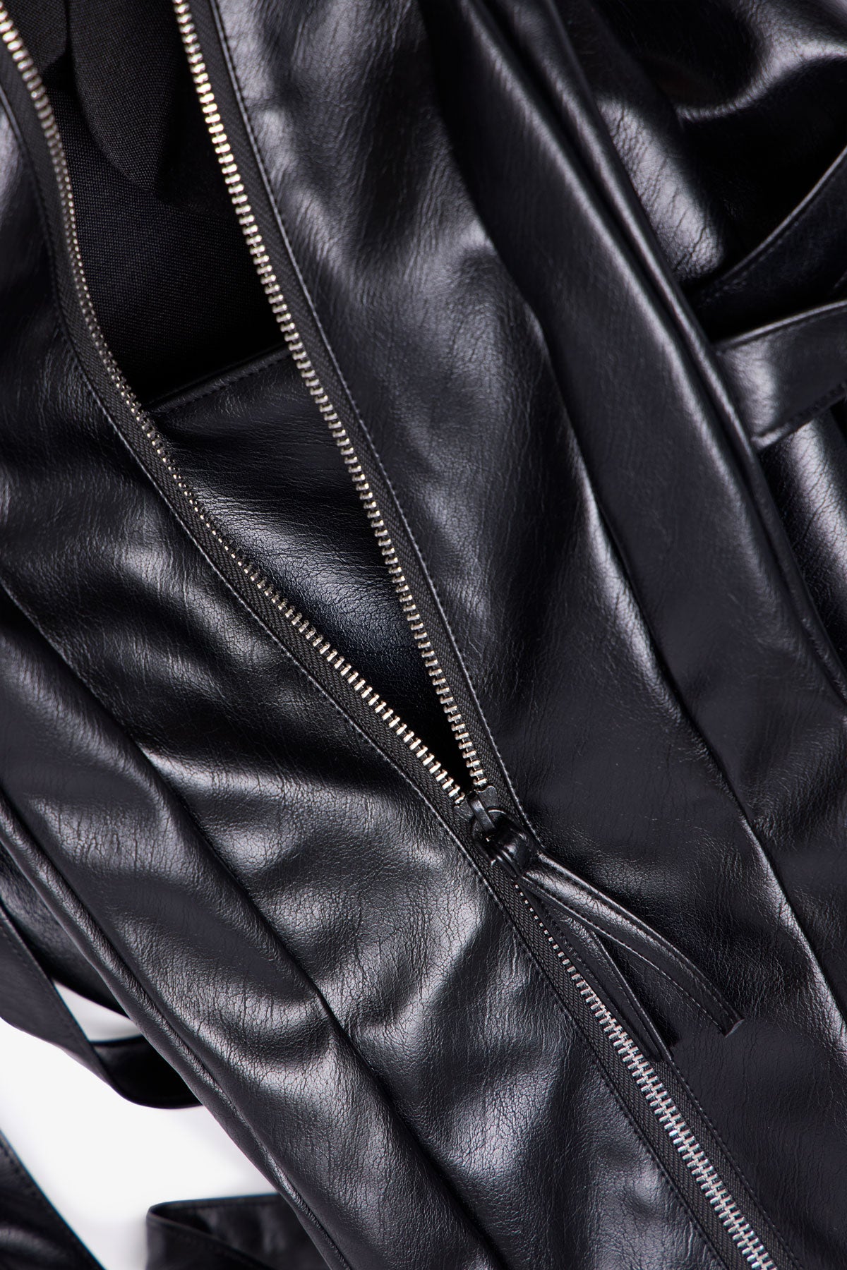 Leather Weekender Bag - Black