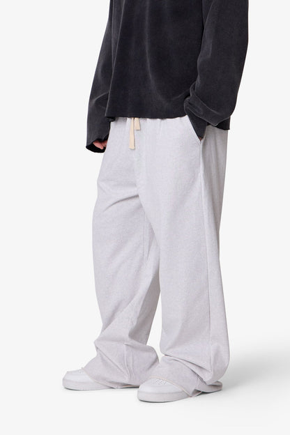 Lightweight Ultra Baggy Sweatpants - Heather Grey