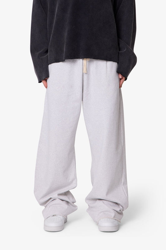 Lightweight Ultra Baggy Sweatpants - Heather Grey