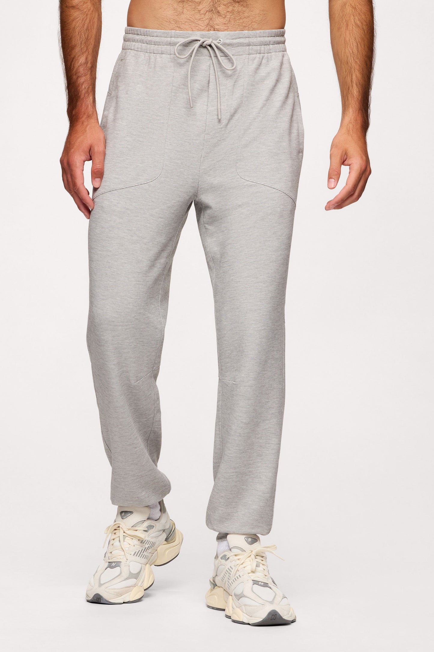 Performance Waffle Jogger | Heather Grey