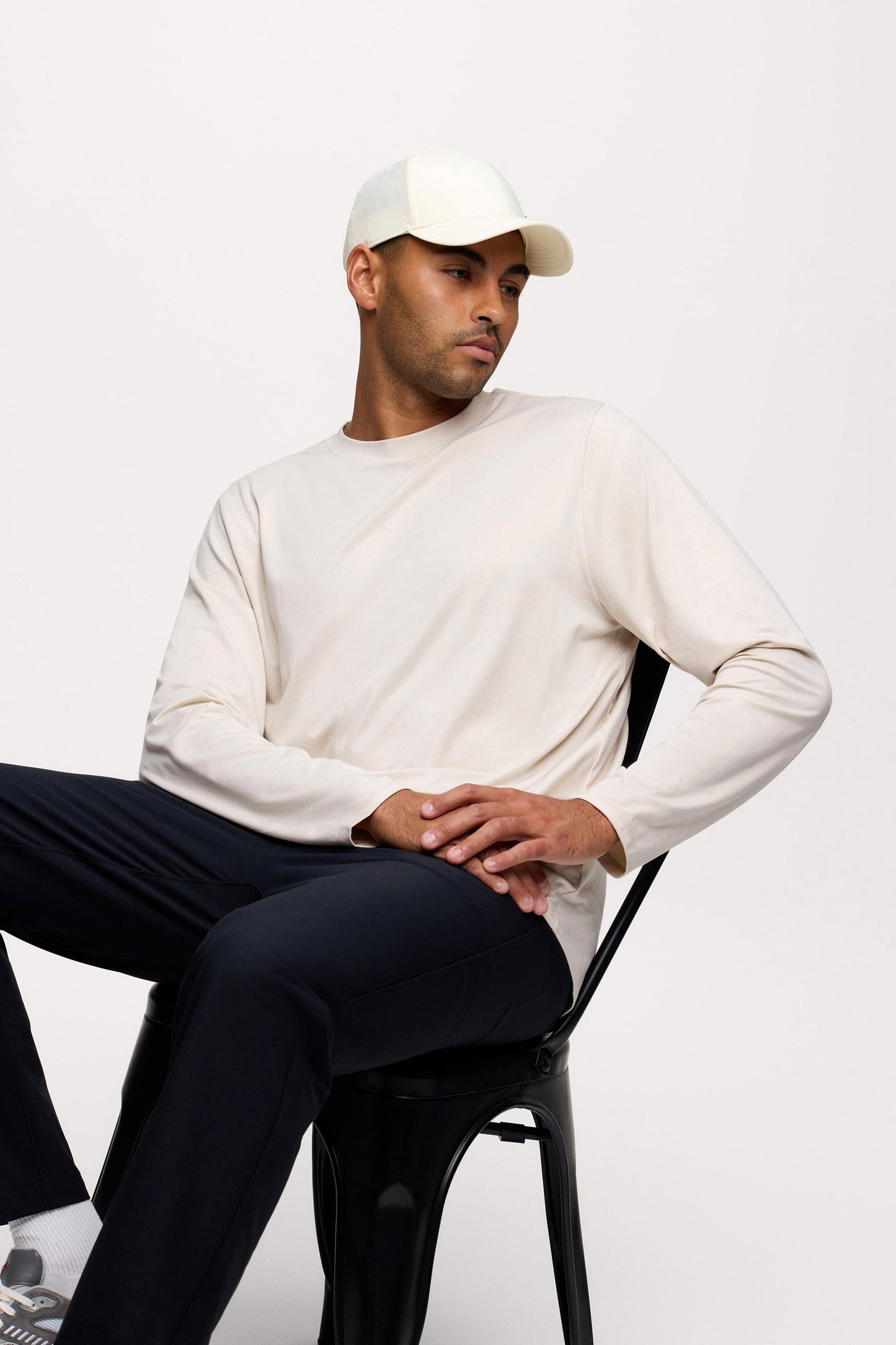 Men's Long Sleeve Movement Tee | Linen