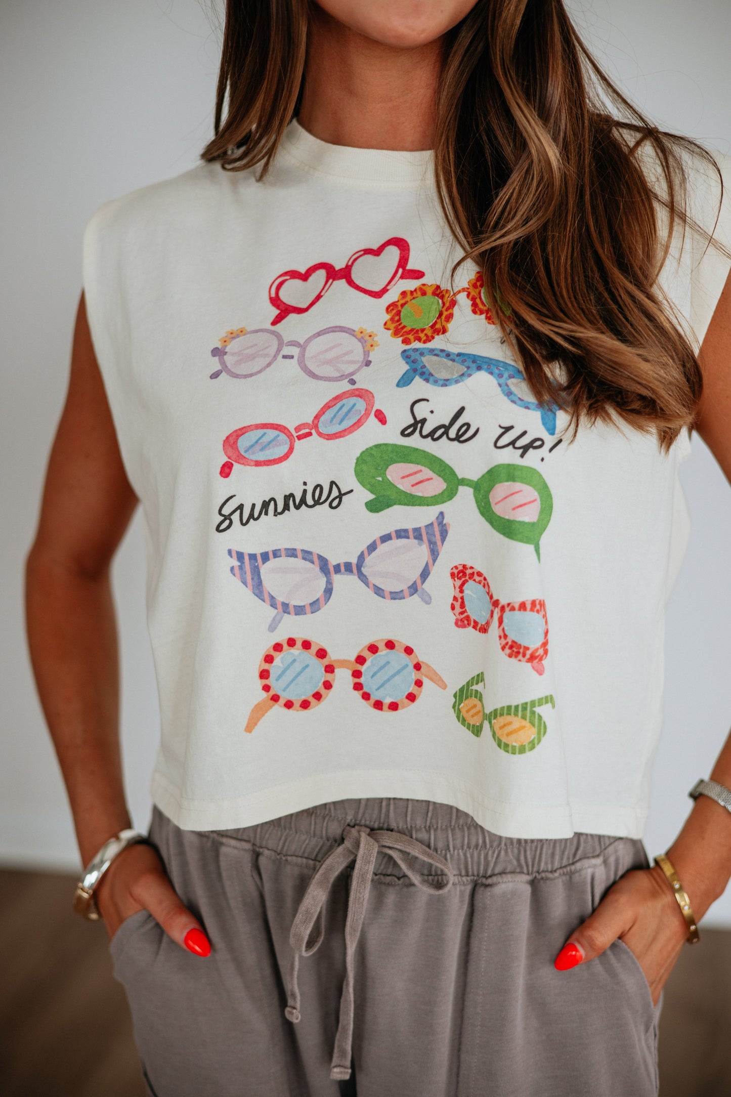 Sunnies Side Up Graphic Tank