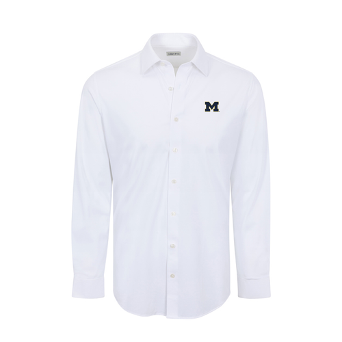 Michigan Apex Performance Dress Shirt White