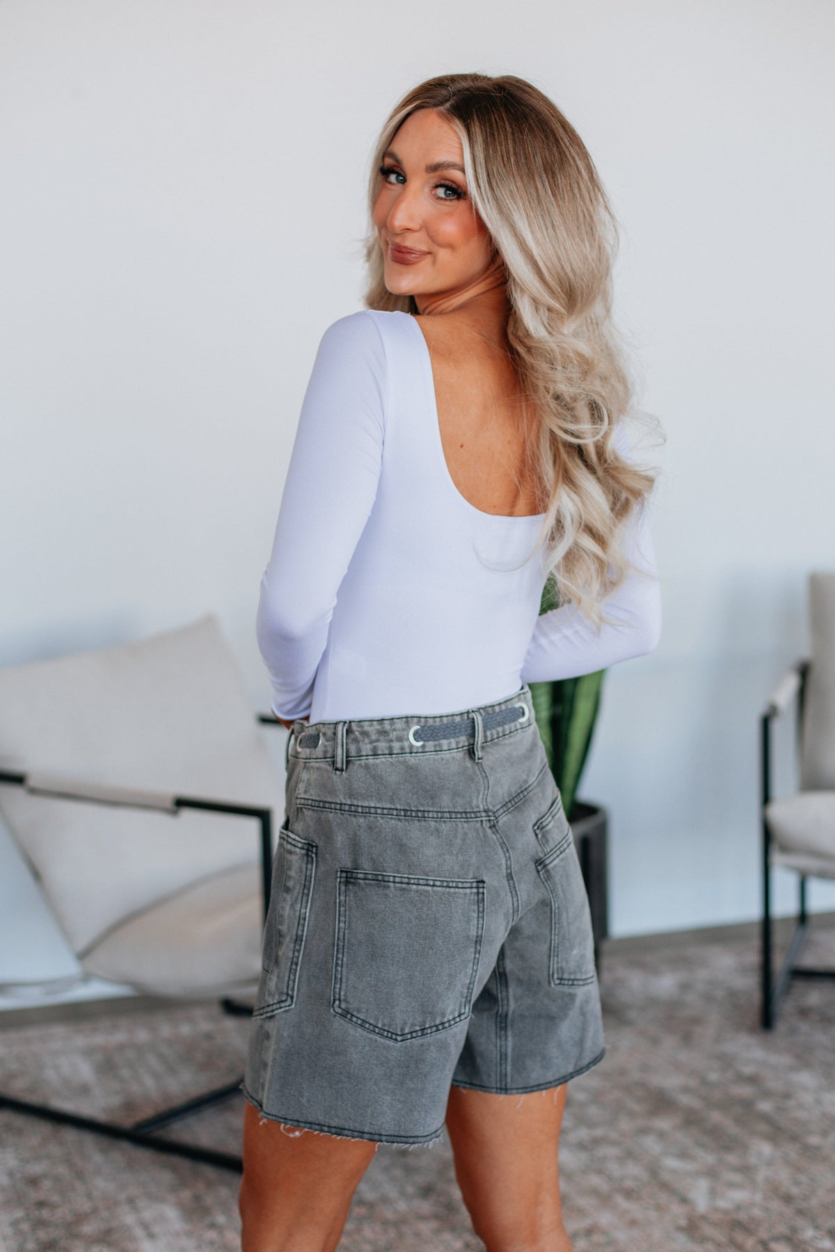 Nicolette Basic Bodysuit - Ivory