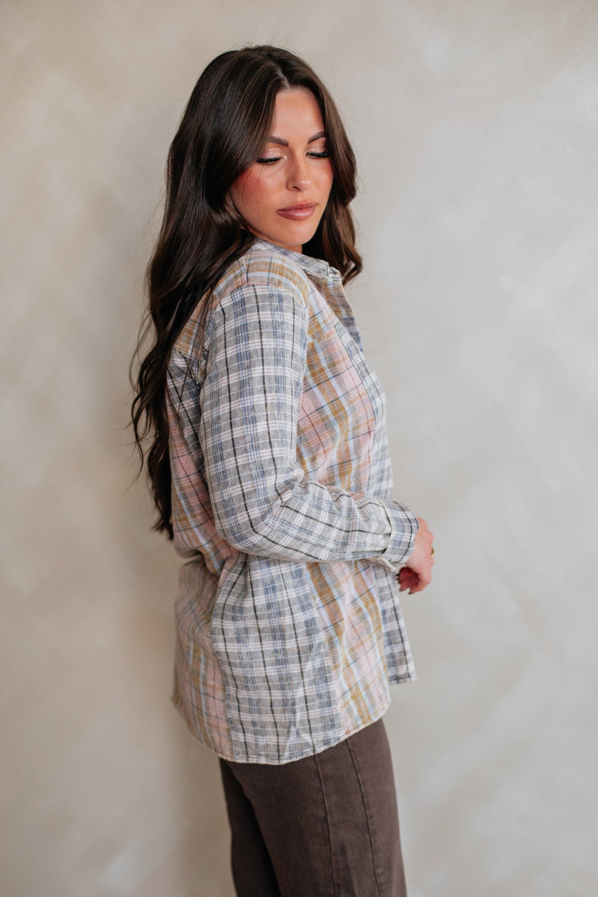Teigan Flannel Top