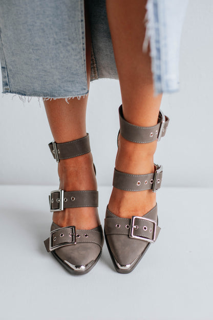 Proving My Point Heels - Charcoal