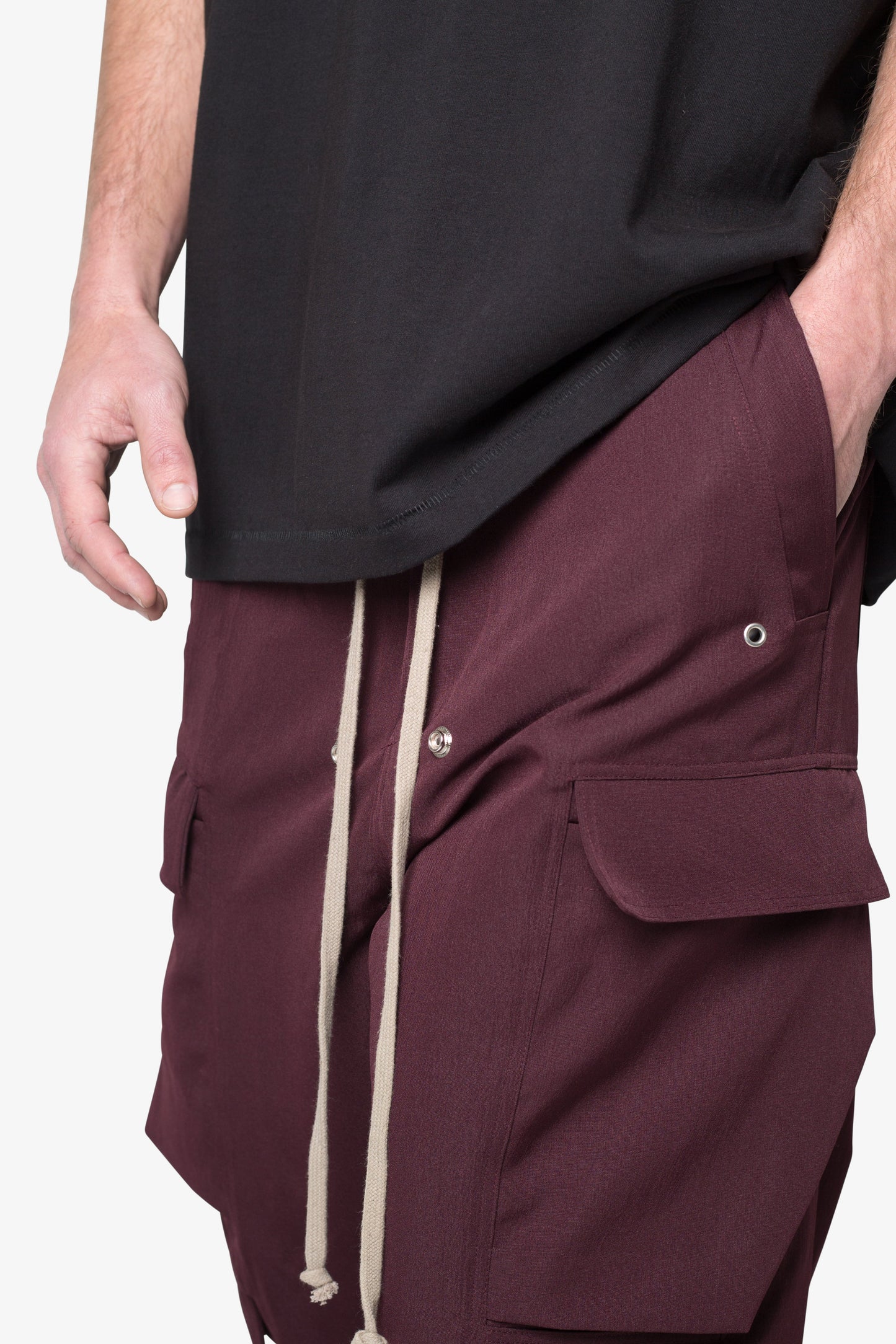 Rave Double Cargo Pants - Plum