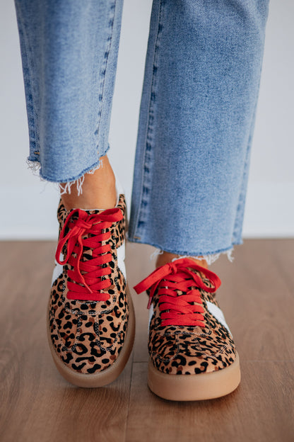 Watch Your Step Sneakers - Leopard Mix
