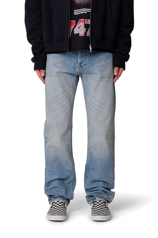 Straight Denim - Western Blue