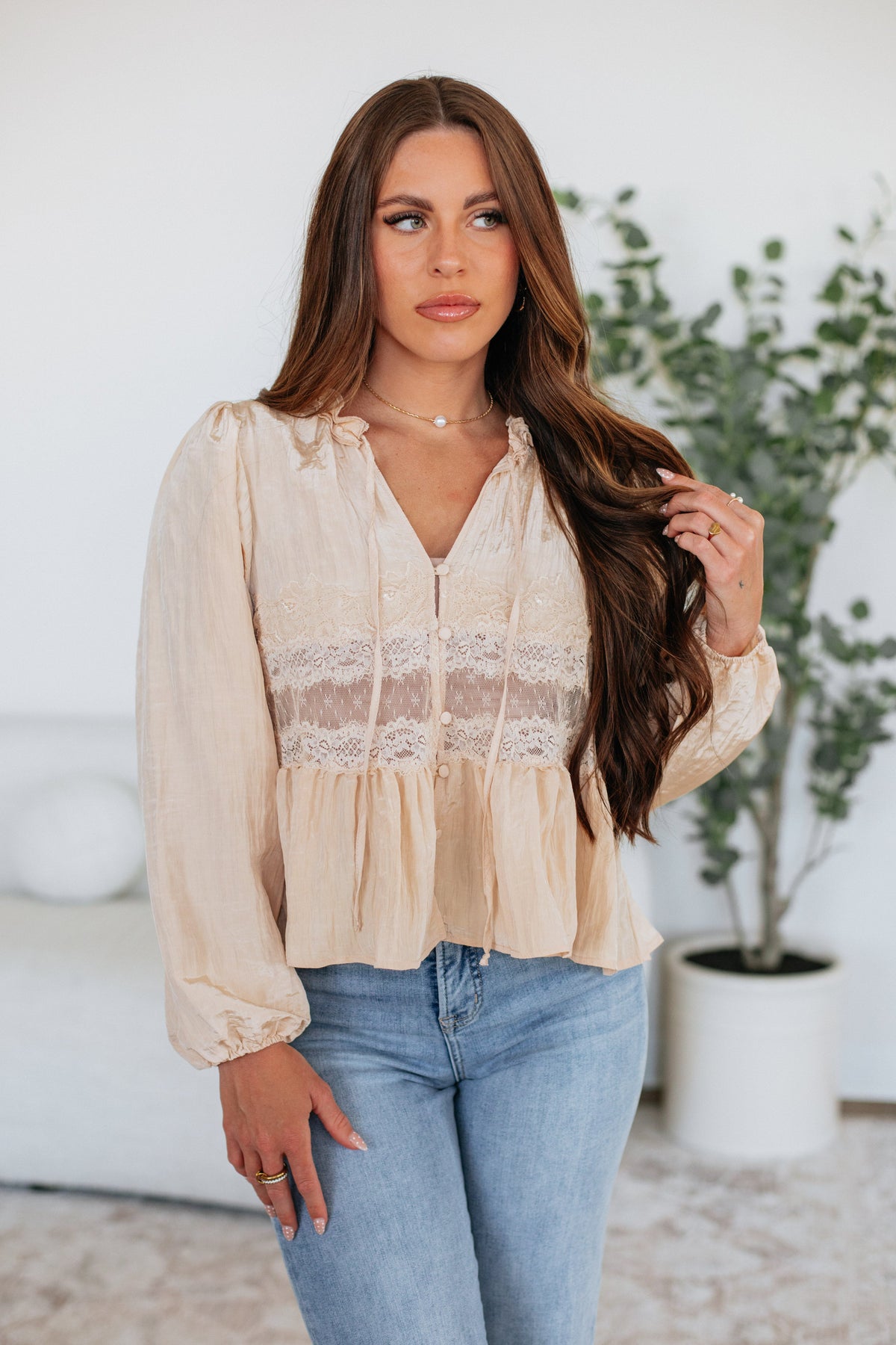 Scottlynn Peplum Top