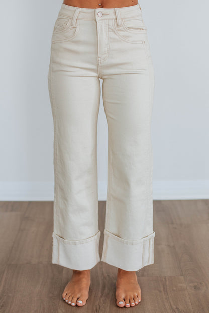 Olivia Vervet Jeans - Natural