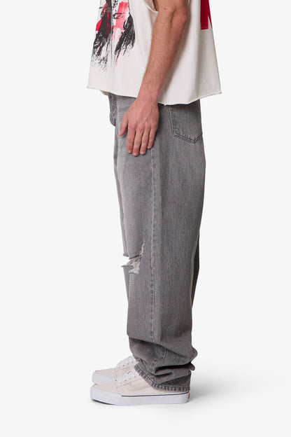 Ultra Baggy Blowout Denim - Washed Grey