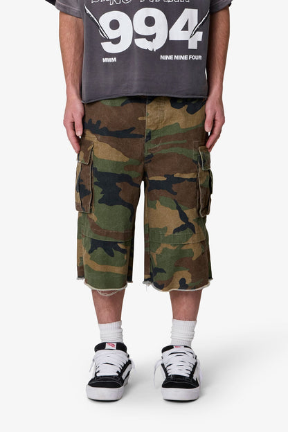 Ultra Baggy Cargo Shorts - Camo