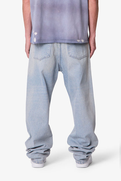 Ultra Baggy Denim - Light Sand Washed Blue