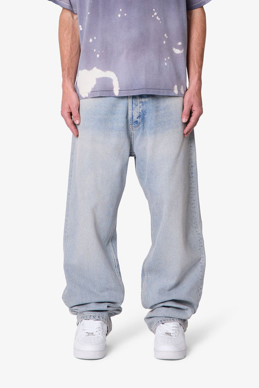 Ultra Baggy Denim - Light Sand Washed Blue